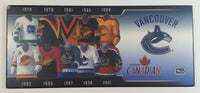 Molson Canadian Vancouver Canucks Ice Hockey Team Jersey History Wall Plaque Board