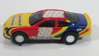 Tyco 1998 Ford Taurus Yellow Blue Red NASCAR Racing Plastic Toy Slot Car Vehicle H1 - Not tested