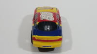 Tyco 1998 Ford Taurus Yellow Blue Red NASCAR Racing Plastic Toy Slot Car Vehicle H1 - Not tested