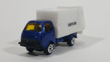 Unknown Brand Sanitation Garbage Dump Truck Blue White Die Cast Toy Car Vehicle