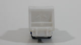 Unknown Brand Sanitation Garbage Dump Truck Blue White Die Cast Toy Car Vehicle