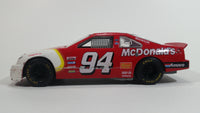 1995 Racing Champions Ford Thunderbird McDonald's Nascar #94 Reese's Bosch Bill Elliot White Red Toy Race Car Vehicle 1:24 Scale