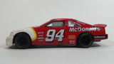 1995 Racing Champions Ford Thunderbird McDonald's Nascar #94 Reese's Bosch Bill Elliot White Red Toy Race Car Vehicle 1:24 Scale