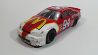 1995 Racing Champions Ford Thunderbird McDonald's Nascar #94 Reese's Bosch Bill Elliot White Red Toy Race Car Vehicle 1:24 Scale