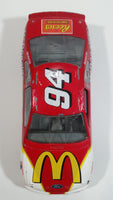 1995 Racing Champions Ford Thunderbird McDonald's Nascar #94 Reese's Bosch Bill Elliot White Red Toy Race Car Vehicle 1:24 Scale