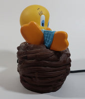 1996 Warner Bros. Looney Tunes Westclox Tweety Bird Cartoon Character In Bath Tub Alarm Clock Collectible