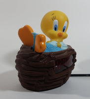 1996 Warner Bros. Looney Tunes Westclox Tweety Bird Cartoon Character In Bath Tub Alarm Clock Collectible