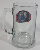 NHL Ice Hockey Edmonton Oilers Glass Beer Mug Sports Team Collectible