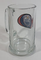 NHL Ice Hockey Edmonton Oilers Glass Beer Mug Sports Team Collectible