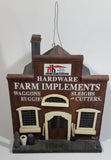 Home Hardware Stores Value Service Dependability "Hardware Farm Implements" Birdhouse Style Wooden Building Model Advertising Collectible