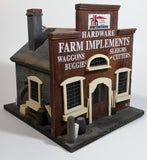 Home Hardware Stores Value Service Dependability "Hardware Farm Implements" Birdhouse Style Wooden Building Model Advertising Collectible