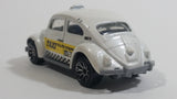 2006 Matchbox City Transport Volkswagen Beetle Taxi White Die Cast Toy Car Vehicle