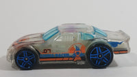 2007 Hot Wheels X-Raycers Stockar Clear Die Cast Toy Car Vehicle