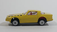 HTF Zee Zylmex Dyna Wheels Pontiac Firebird Esprit "Guards" Yellow D93 Die Cast Toy Race Car Vehicle 1/64 Scale