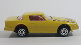 HTF Zee Zylmex Dyna Wheels Pontiac Firebird Esprit "Guards" Yellow D93 Die Cast Toy Race Car Vehicle 1/64 Scale