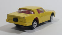 HTF Zee Zylmex Dyna Wheels Pontiac Firebird Esprit "Guards" Yellow D93 Die Cast Toy Race Car Vehicle 1/64 Scale