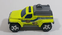 2005 Matchbox Fire 2 4x4 Fire Truck Fluorescent Yellow Die Cast Toy Emergency Rescue Firefighting Vehicle