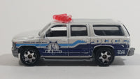 2012 Matchbox 2000 Chevrolet Suburban Police Dog K-9 Unit Pearl White Die Cast Toy Cop Car Emergency Vehicle - with lights