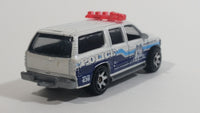 2012 Matchbox 2000 Chevrolet Suburban Police Dog K-9 Unit Pearl White Die Cast Toy Cop Car Emergency Vehicle - with lights