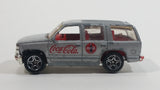 2001 Matchbox Coca-Cola Coke Soda Pop '97 Chevy Tahoe Silver Die Cast Toy SUV Car Vehicle