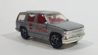 2001 Matchbox Coca-Cola Coke Soda Pop '97 Chevy Tahoe Silver Die Cast Toy SUV Car Vehicle