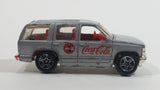 2001 Matchbox Coca-Cola Coke Soda Pop '97 Chevy Tahoe Silver Die Cast Toy SUV Car Vehicle