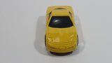 2000 Hot Wheels Corvette Yellow Die Cast Toy Car Vehicle McDonald's Happy Meal