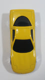 2000 Hot Wheels Corvette Yellow Die Cast Toy Car Vehicle McDonald's Happy Meal