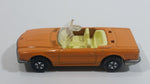 Vintage 1973 Lesney Matchbox Super Fast Mercedes 350 SL Convertible Orange Die Cast Toy Car Vehicle