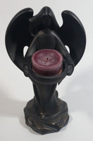 Party Lite Black Bronzed Dark Angel 8" Tall Candle Holder Decorative Collectible