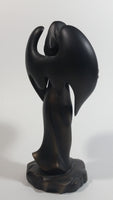 Party Lite Black Bronzed Dark Angel 8" Tall Candle Holder Decorative Collectible