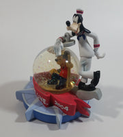 2004 Disney Cruise Line Mickey Mouse and Goofy Snow Globe Travel Collectible