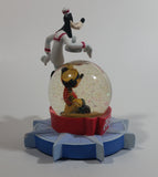 2004 Disney Cruise Line Mickey Mouse and Goofy Snow Globe Travel Collectible