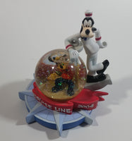 2004 Disney Cruise Line Mickey Mouse and Goofy Snow Globe Travel Collectible