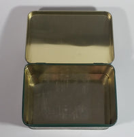 Drink Coca-Cola Delicious and Refreshing Girl on the Beach Green Hinged Tin Container Soda Pop Collectible