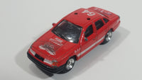 Golden Wheels 1998 Crown Victoria Fire Rescue Red Die Cast Toy Car Vehicle