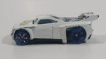 2005 Hot Wheels AcceleRacers Bassline White Die Cast Toy Car Vehicle - McDonalds Happy Meal