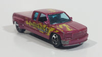 1999 Hot Wheels House Calls Customized C3500 Truck Jerry's Electric Pearl Magenta Die Cast Toy Car Vehicle