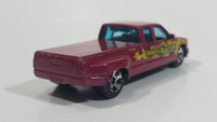 1999 Hot Wheels House Calls Customized C3500 Truck Jerry's Electric Pearl Magenta Die Cast Toy Car Vehicle