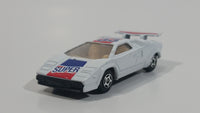 Unknown Maker Lamborghini Countach #33 White Die Cast Toy Exotic Car Vehicle