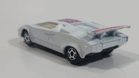 Unknown Maker Lamborghini Countach #33 White Die Cast Toy Exotic Car Vehicle