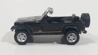 Greenlight Hollywood Collectibles Field of Dreams Movie 1987 Jeep Wrangler YJ Black Die Cast Toy Car Vehicle