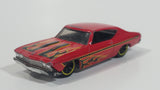 2013 Hot Wheels HW Showroom Heat Fleet '69 Chevelle SS 396 Red Die Cast Toy Muscle Car Vehicle