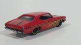 2013 Hot Wheels HW Showroom Heat Fleet '69 Chevelle SS 396 Red Die Cast Toy Muscle Car Vehicle