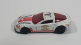 2012 Hot Wheels HW Main Street '11 Corvette Grand Sport Roanoke Fire-EMS White Die Cast Toy Sports Car Vehicle