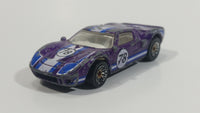 2001 Hot Wheels Ford GT - 40 #78 Purple Die Cast Toy Race Car Vehicle