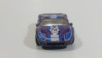 2001 Hot Wheels Ford GT - 40 #78 Purple Die Cast Toy Race Car Vehicle