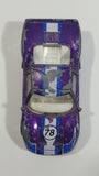 2001 Hot Wheels Ford GT - 40 #78 Purple Die Cast Toy Race Car Vehicle