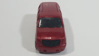 2010 Hot Wheels Haulers '07 Cadillac Escalade Dark Red Die Cast Toy Car SUV Vehicle