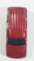 2010 Hot Wheels Haulers '07 Cadillac Escalade Dark Red Die Cast Toy Car SUV Vehicle